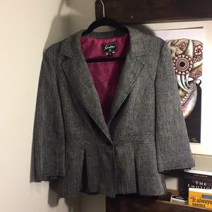 Sweet Suit Gray 3/4 Blazer